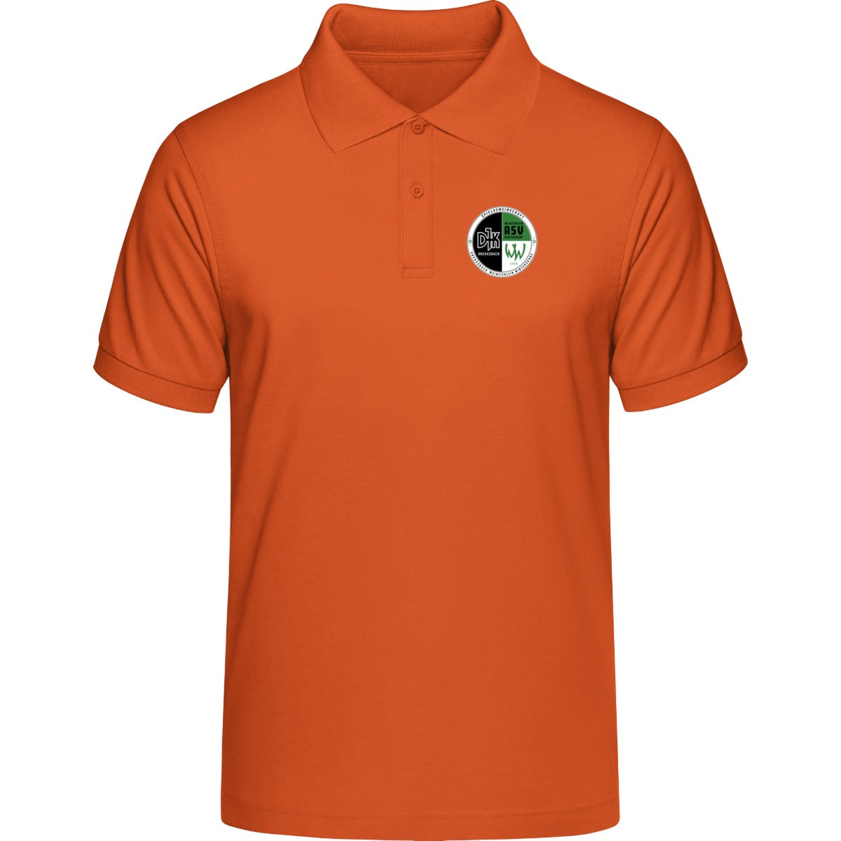 Unisex Poloshirt Prepster STPU331 – Vereinslogo herzseitig Bright Orange Vorderseite