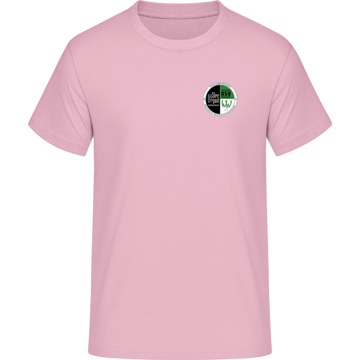 Iconic Unisex T-Shirt Creator 2.0 STTU169 – Vereinslogo herzseitig Cotton Pink Vorderseite