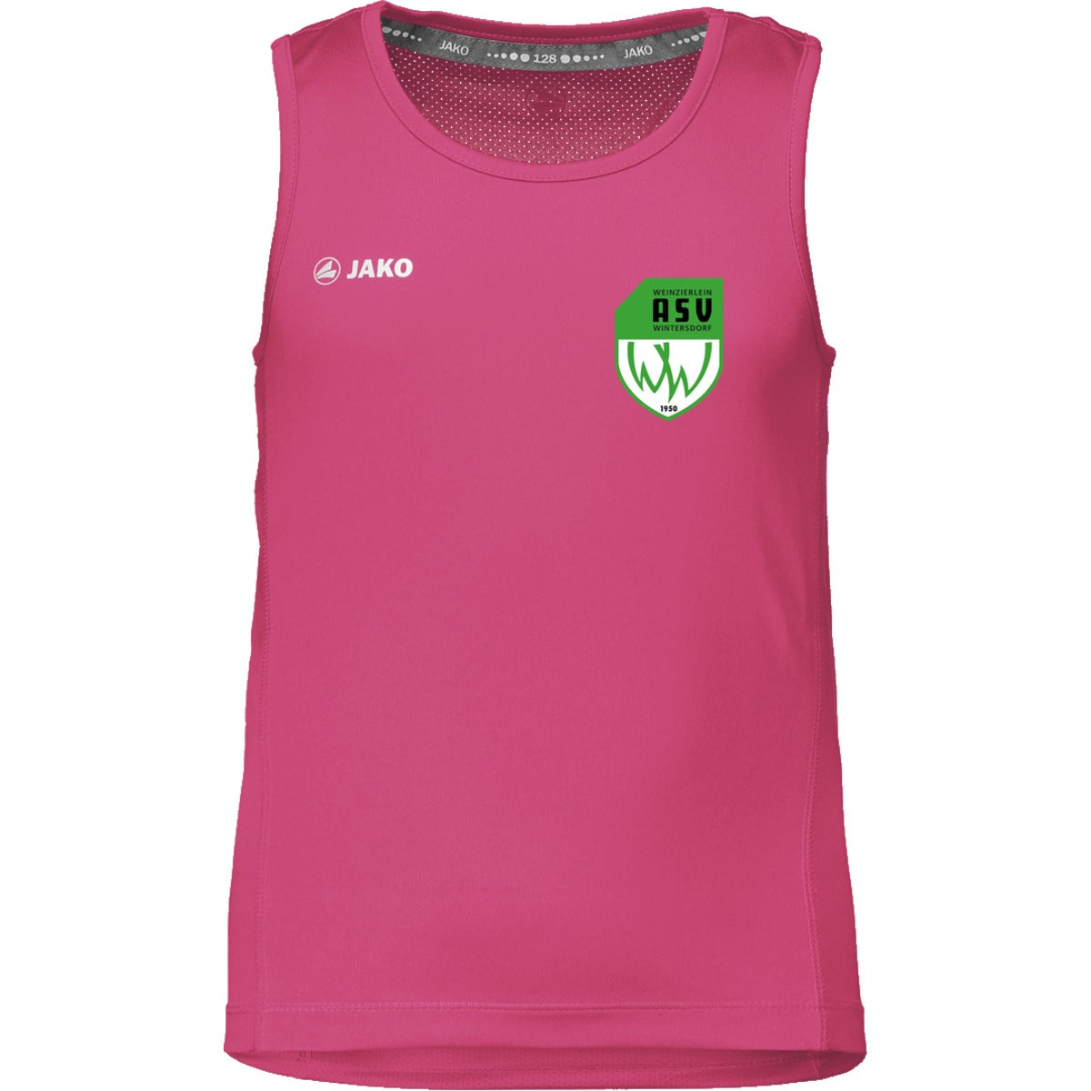 6075K-Kids-Tank – ASV-Wappen herzseitig Pink Vorderseite