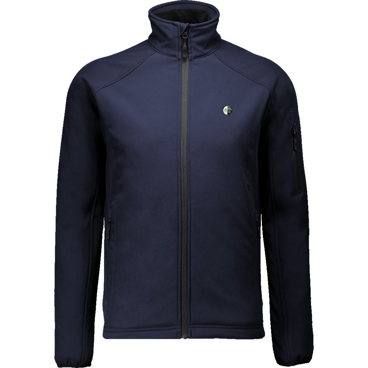 TJ9510-Softshell-Herren – Vereinslogo herzseitig Navy Vorderseite