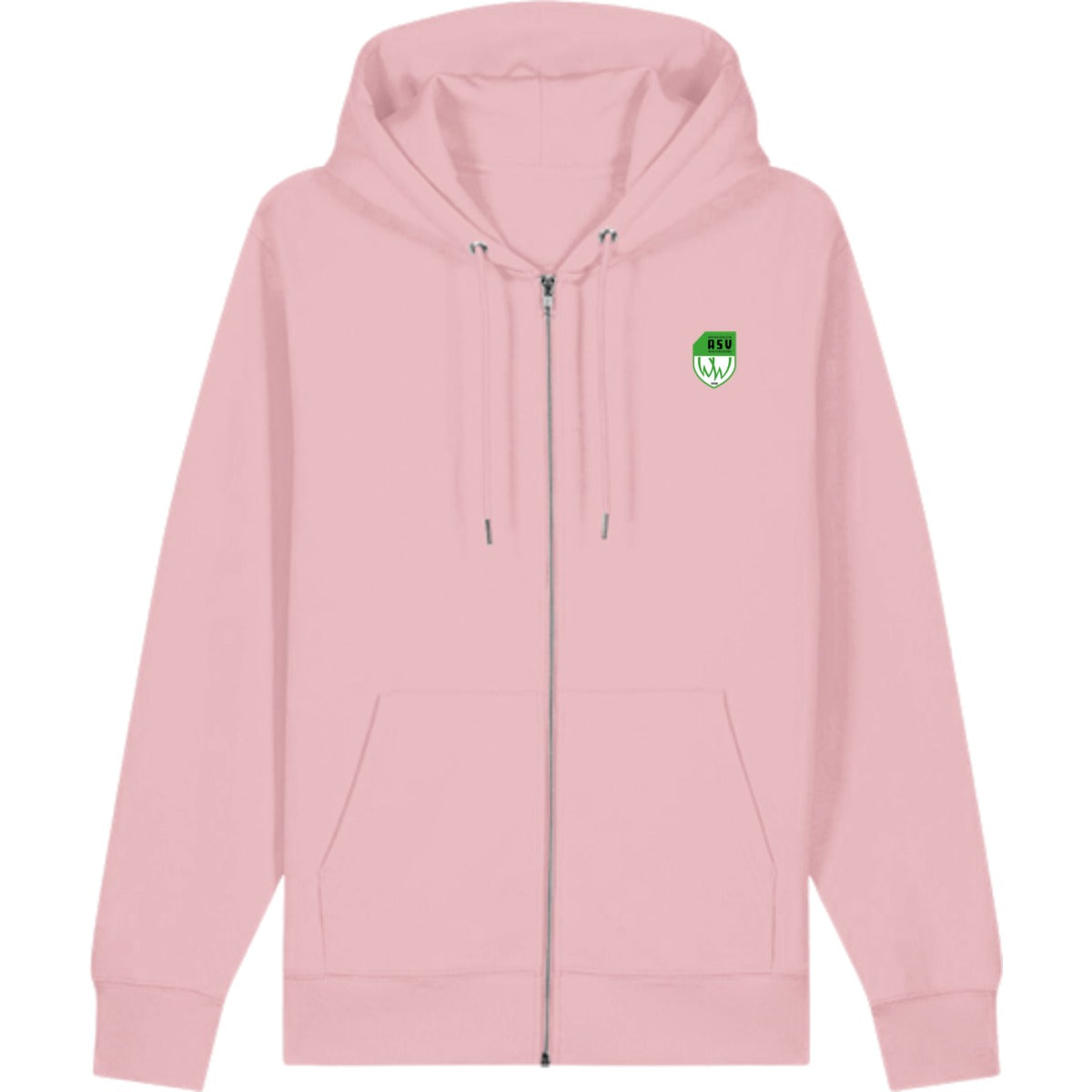 Zip Hoodie Cultivator 2.0 STSU179 – ASV-Wappen herzseitig Cotton Pink Vorderseite