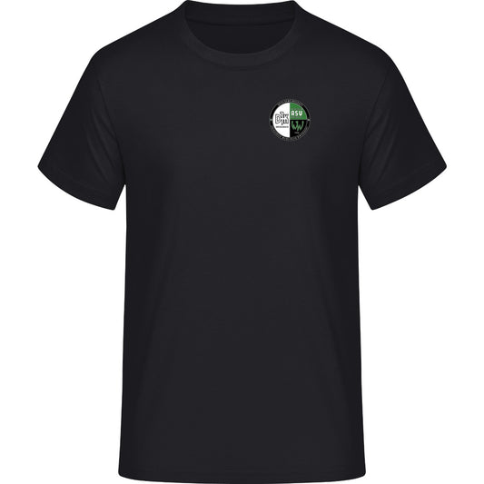 NO. 293 HAKRO T-SHIRT HEAVY – Vereinslogo herzseitig Schwarz Vorderseite