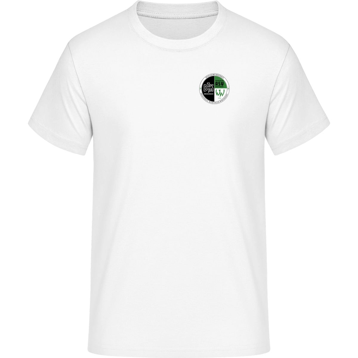 NO. 293 HAKRO T-SHIRT HEAVY – Vereinslogo herzseitig Weiß Vorderseite