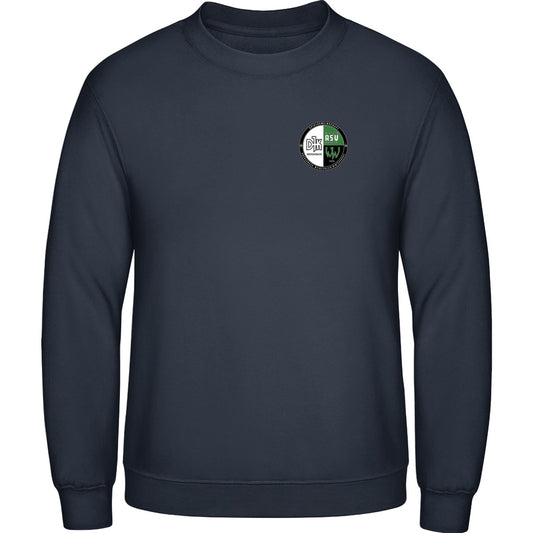 AWDis Sweat Basic Sweatshirt Herren JH030 – Vereinslogo herzseitig Black Smoke Vorderseite
