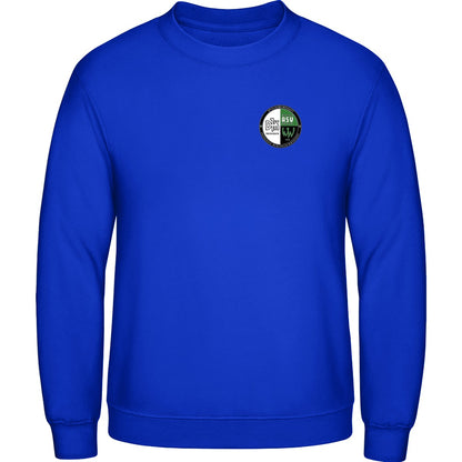 AWDis Sweat Basic Sweatshirt Herren JH030 – Vereinslogo herzseitig Bright Royal Vorderseite