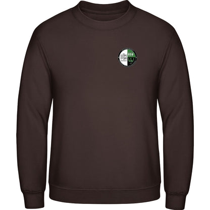 AWDis Sweat Basic Sweatshirt Herren JH030 – Vereinslogo herzseitig Chocolate Fudge Brownie Vorderseite