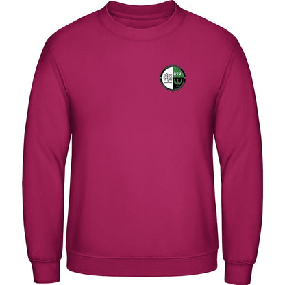 AWDis Sweat Basic Sweatshirt Herren JH030 – Vereinslogo herzseitig Cranberry Vorderseite