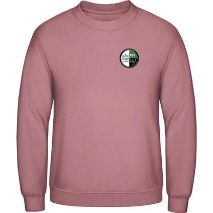 AWDis Sweat Basic Sweatshirt Herren JH030 – Vereinslogo herzseitig Dusty Pink Vorderseite
