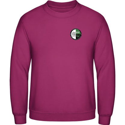 AWDis Sweat Basic Sweatshirt Herren JH030 – Vereinslogo herzseitig Festival Fuchsia Vorderseite