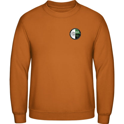 AWDis Sweat Basic Sweatshirt Herren JH030 – Vereinslogo herzseitig Pumpkin Pie Vorderseite