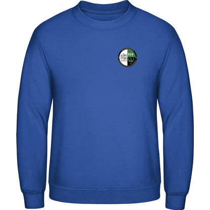 AWDis Sweat Basic Sweatshirt Herren JH030 – Vereinslogo herzseitig Royal Blue Vorderseite