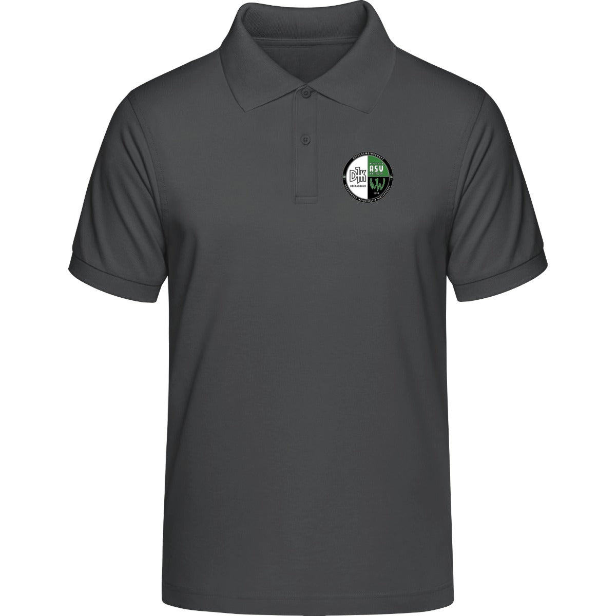 Unisex Poloshirt Prepster STPU331 – Vereinslogo herzseitig Anthracite Vorderseite