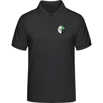 Unisex Poloshirt Prepster STPU331 – Vereinslogo herzseitig Black Vorderseite