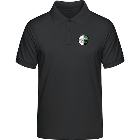 Unisex Poloshirt Prepster STPU331 – Vereinslogo herzseitig Black Vorderseite