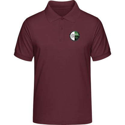 Unisex Poloshirt Prepster STPU331 – Vereinslogo herzseitig Burgundy Vorderseite
