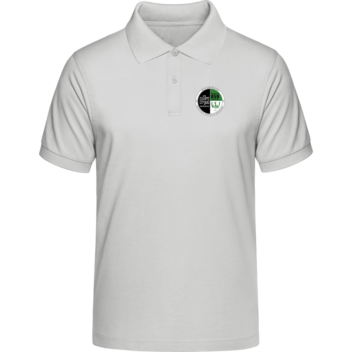 Unisex Poloshirt Prepster STPU331 – Vereinslogo herzseitig Cream Heather Grey Vorderseite
