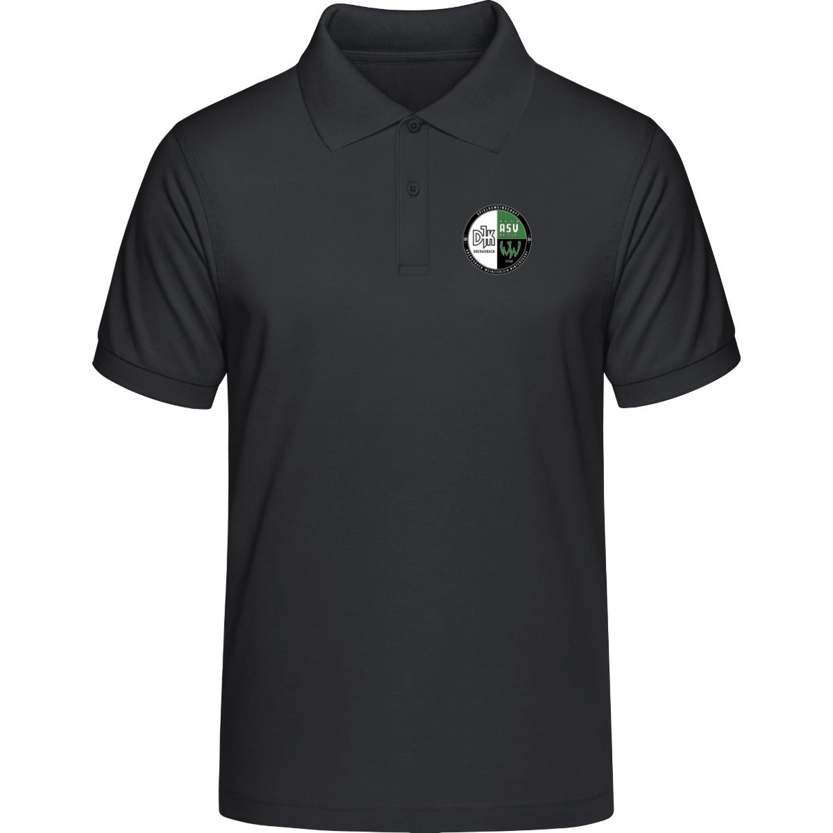 Unisex Poloshirt Prepster STPU331 – Vereinslogo herzseitig Dark Heather Grey Vorderseite