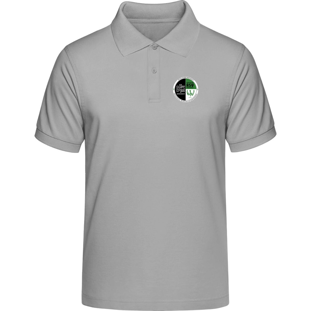 Unisex Poloshirt Prepster STPU331 – Vereinslogo herzseitig Heather Grey Vorderseite