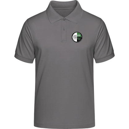 Unisex Poloshirt Prepster STPU331 – Vereinslogo herzseitig Mid Heather Grey Vorderseite