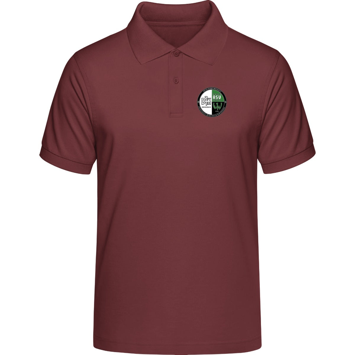Unisex Poloshirt Prepster STPU331 – Vereinslogo herzseitig Red Earth Vorderseite
