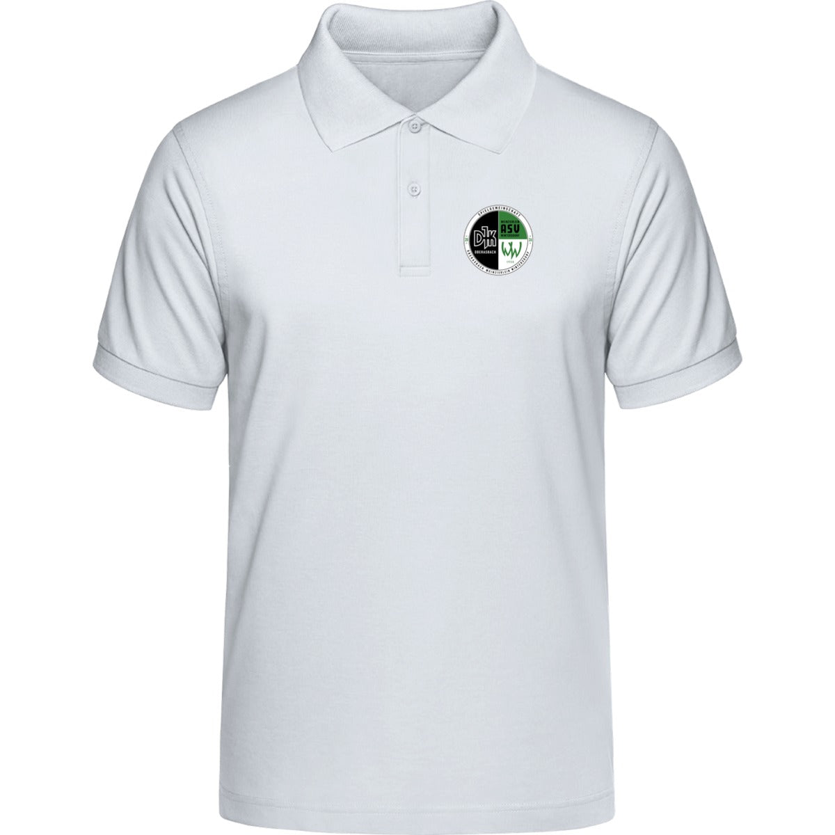 Unisex Poloshirt Prepster STPU331 – Vereinslogo herzseitig White Vorderseite