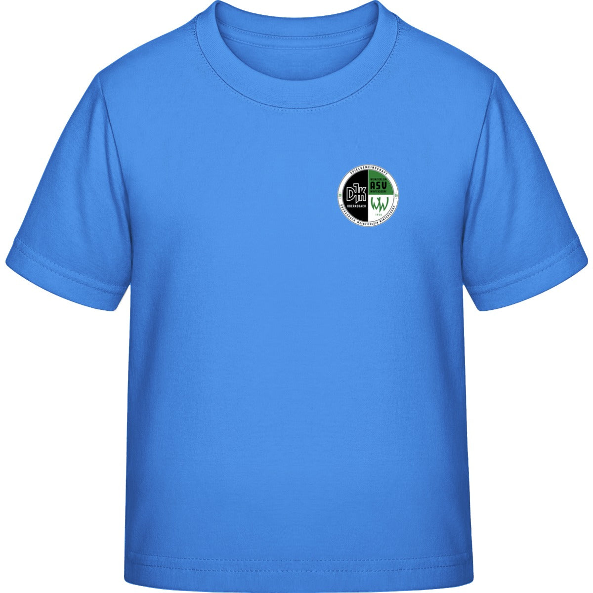 Generic Kinder T-Shirt DS001K – Vereinslogo herzseitig Hellblau Vorderseite