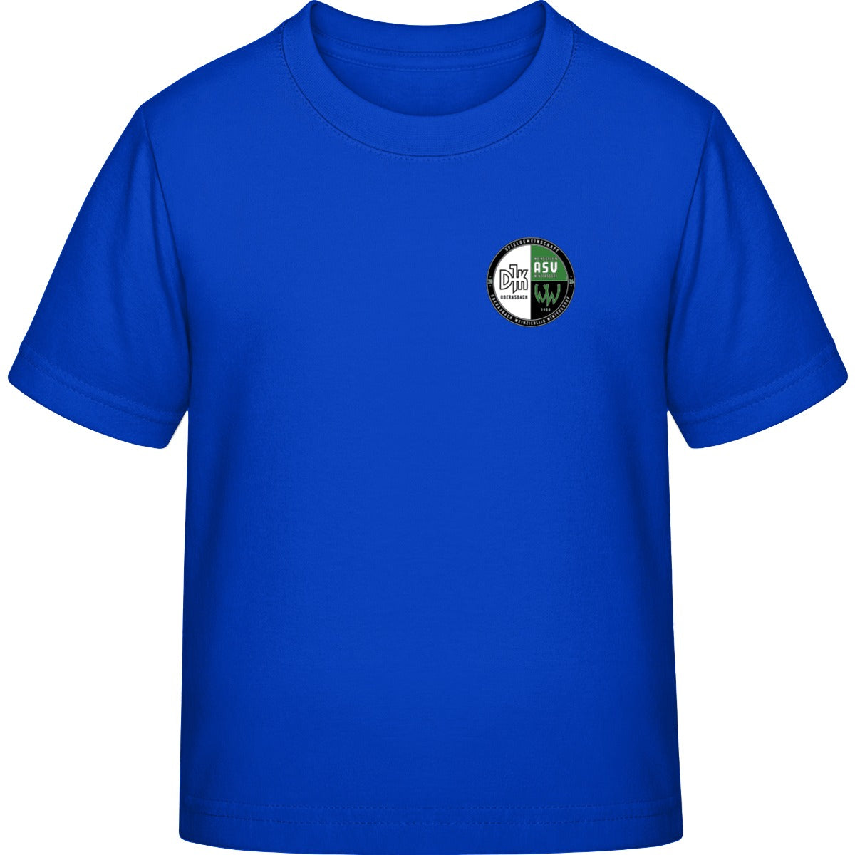 Generic Kinder T-Shirt DS001K – Vereinslogo herzseitig Royal Vorderseite