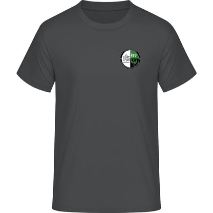 Iconic Unisex T-Shirt Creator 2.0 STTU169 – Vereinslogo herzseitig Anthracite Vorderseite