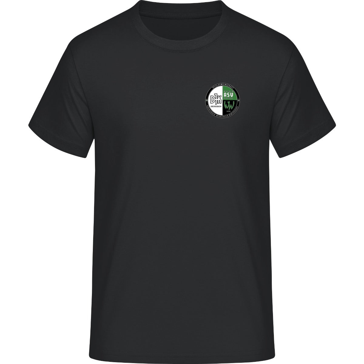Iconic Unisex T-Shirt Creator 2.0 STTU169 – Vereinslogo herzseitig Black Vorderseite