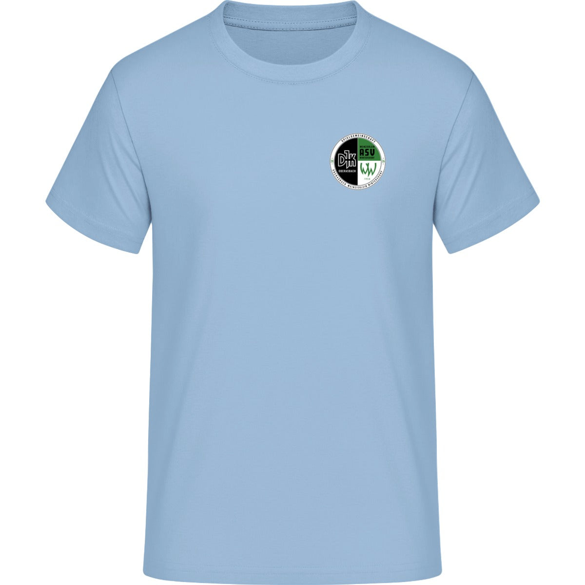 Iconic Unisex T-Shirt Creator 2.0 STTU169 – Vereinslogo herzseitig Blue Soul Vorderseite