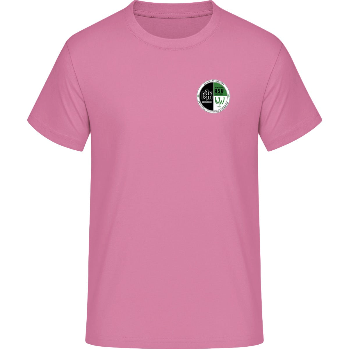 Iconic Unisex T-Shirt Creator 2.0 STTU169 – Vereinslogo herzseitig Bubble Pink Vorderseite
