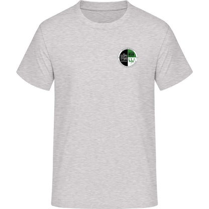 Iconic Unisex T-Shirt Creator 2.0 STTU169 – Vereinslogo herzseitig Cool Heather Grey Vorderseite