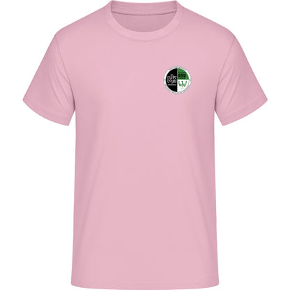 Iconic Unisex T-Shirt Creator 2.0 STTU169 – Vereinslogo herzseitig Cotton Pink Vorderseite