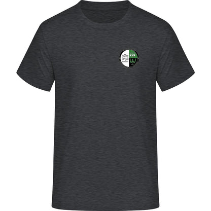 Iconic Unisex T-Shirt Creator 2.0 STTU169 – Vereinslogo herzseitig Dark Heather Grey Vorderseite