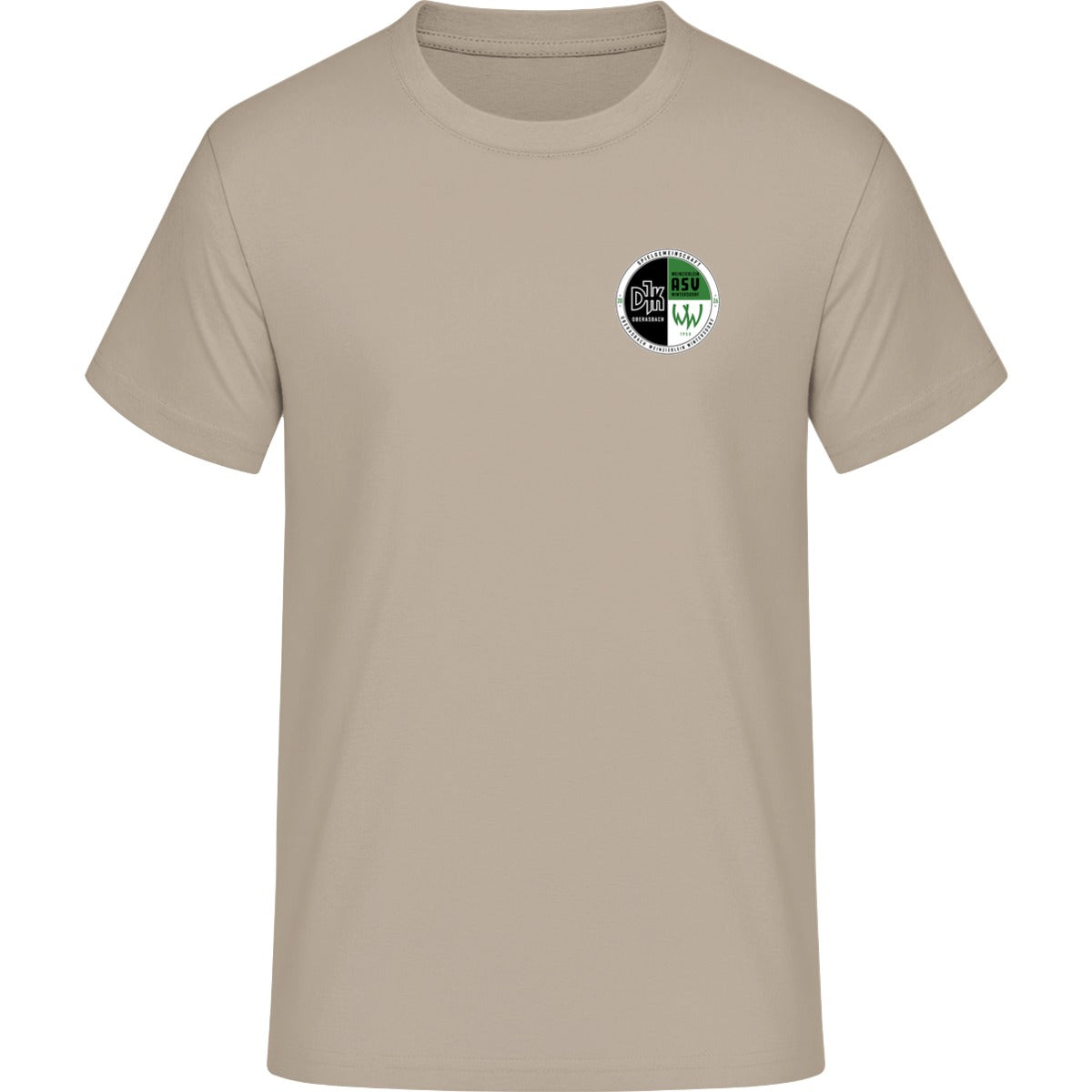 Iconic Unisex T-Shirt Creator 2.0 STTU169 – Vereinslogo herzseitig Desert Dust Vorderseite