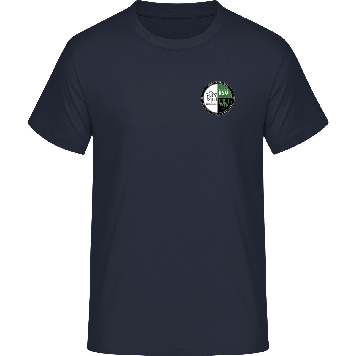 Iconic Unisex T-Shirt Creator 2.0 STTU169 – Vereinslogo herzseitig French Navy Vorderseite