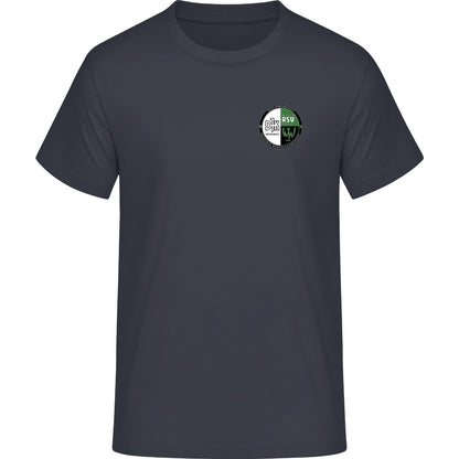 Iconic Unisex T-Shirt Creator 2.0 STTU169 – Vereinslogo herzseitig India Ink Grey Vorderseite