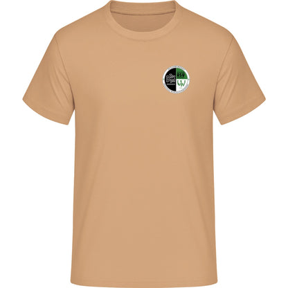 Iconic Unisex T-Shirt Creator 2.0 STTU169 – Vereinslogo herzseitig Latte Vorderseite