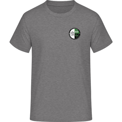 Iconic Unisex T-Shirt Creator 2.0 STTU169 – Vereinslogo herzseitig Mid Heather Grey Vorderseite