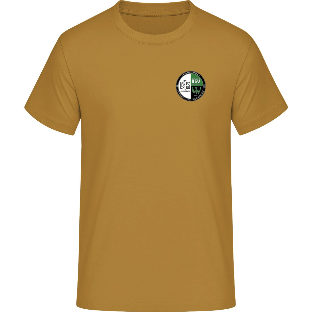 Iconic Unisex T-Shirt Creator 2.0 STTU169 – Vereinslogo herzseitig Ochre Vorderseite