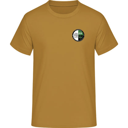 Iconic Unisex T-Shirt Creator 2.0 STTU169 – Vereinslogo herzseitig Ochre Vorderseite