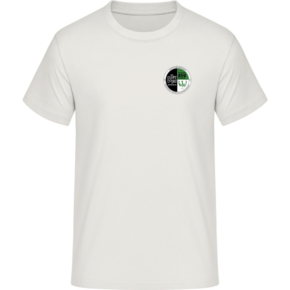 Iconic Unisex T-Shirt Creator 2.0 STTU169 – Vereinslogo herzseitig Off White Vorderseite