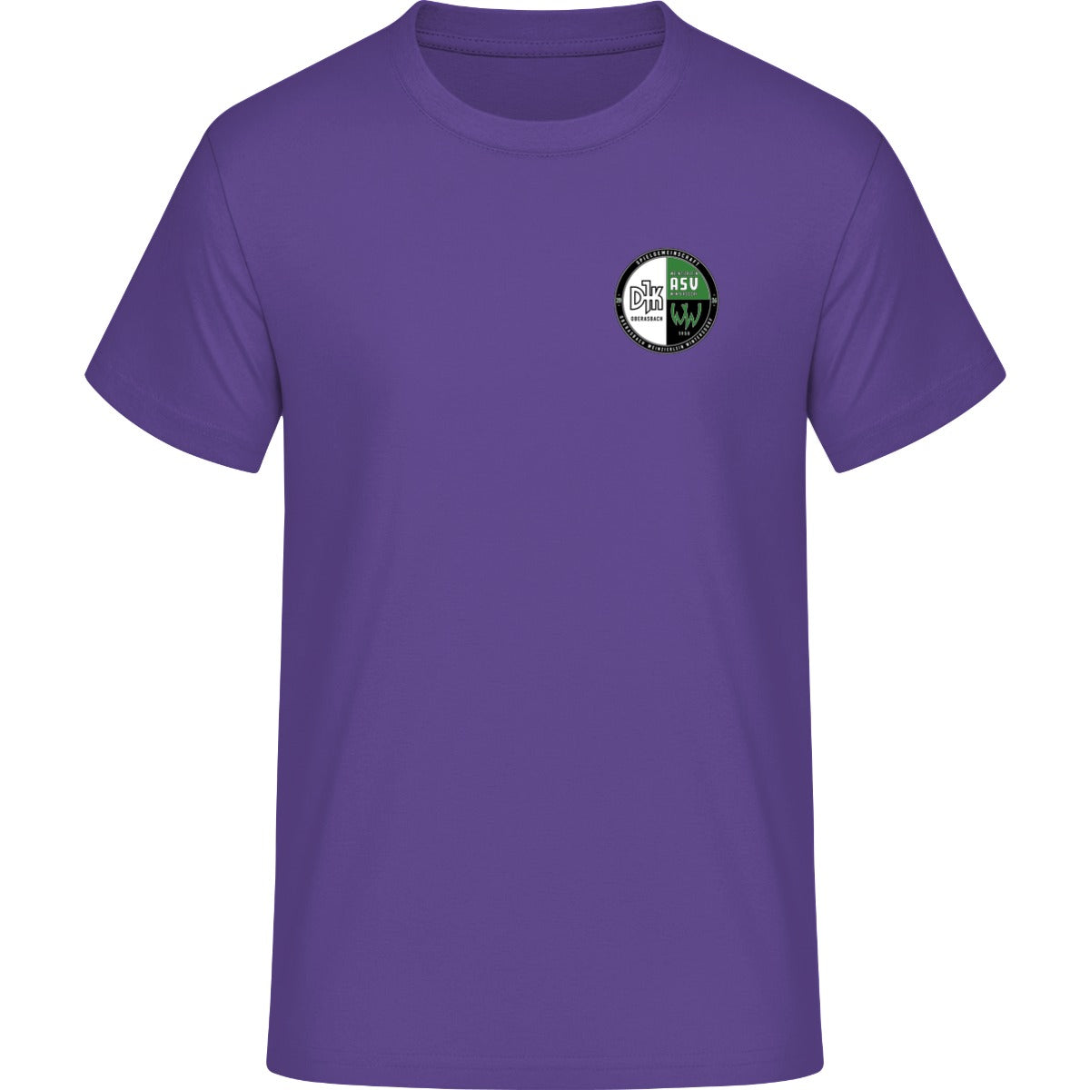 Iconic Unisex T-Shirt Creator 2.0 STTU169 – Vereinslogo herzseitig Purple Love Vorderseite