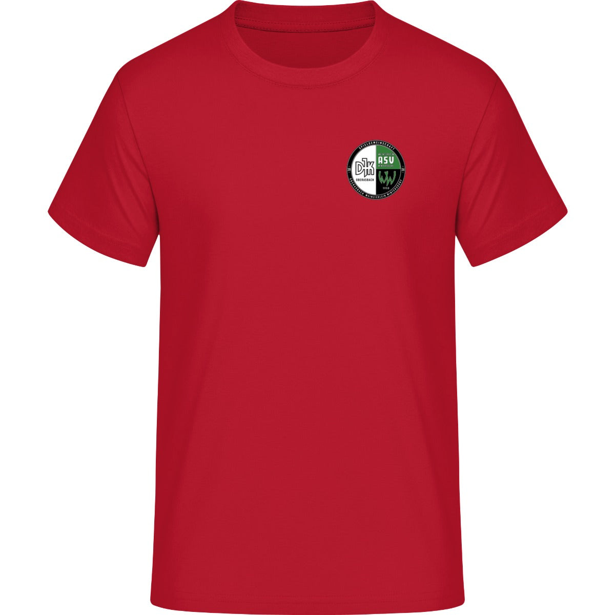 Iconic Unisex T-Shirt Creator 2.0 STTU169 – Vereinslogo herzseitig Red Vorderseite