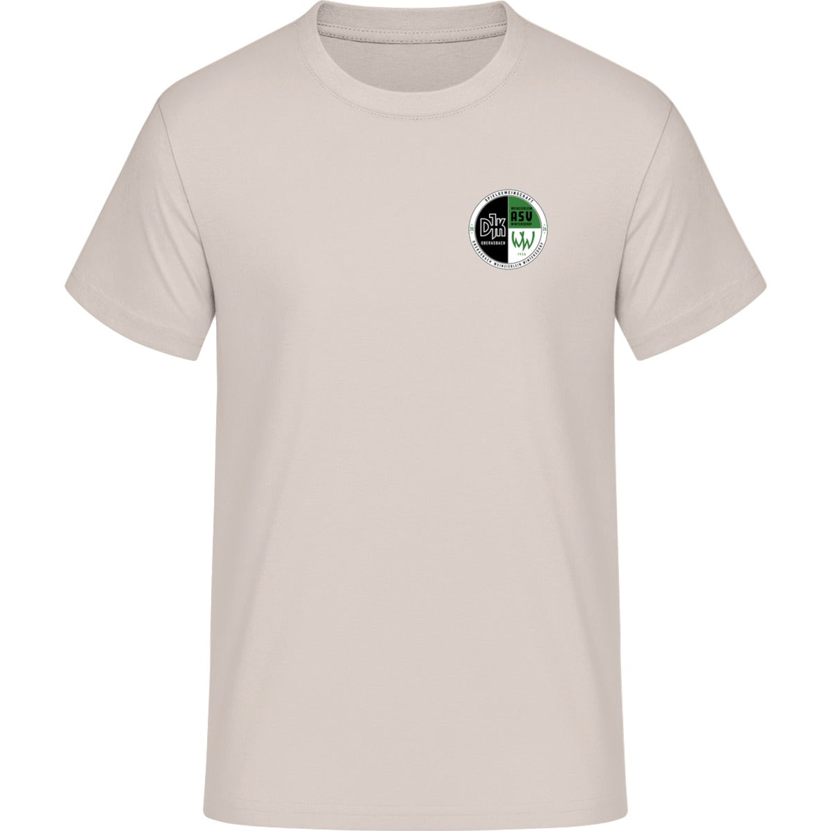 Iconic Unisex T-Shirt Creator 2.0 STTU169 – Vereinslogo herzseitig Vintage White Vorderseite