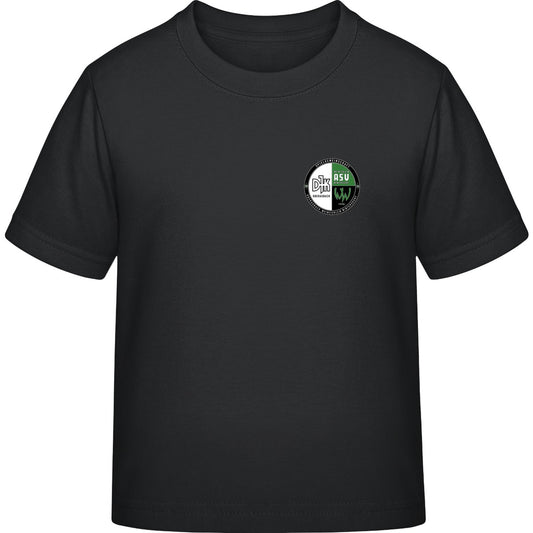 Iconic Kinder T-Shirt Mini Creator 2.0 STTK184 – Vereinslogo herzseitig Black Vorderseite