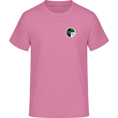 Schweres Unisex T-Shirt Sparker 2.0 STTU171 – Vereinslogo herzseitig Bubble Pink Vorderseite