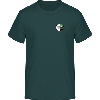 Schweres Unisex T-Shirt Sparker 2.0 STTU171 – Vereinslogo herzseitig Glazed Green Vorderseite