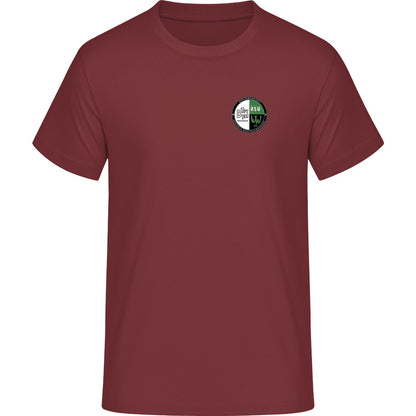 Schweres Unisex T-Shirt Sparker 2.0 STTU171 – Vereinslogo herzseitig Red Earth Vorderseite