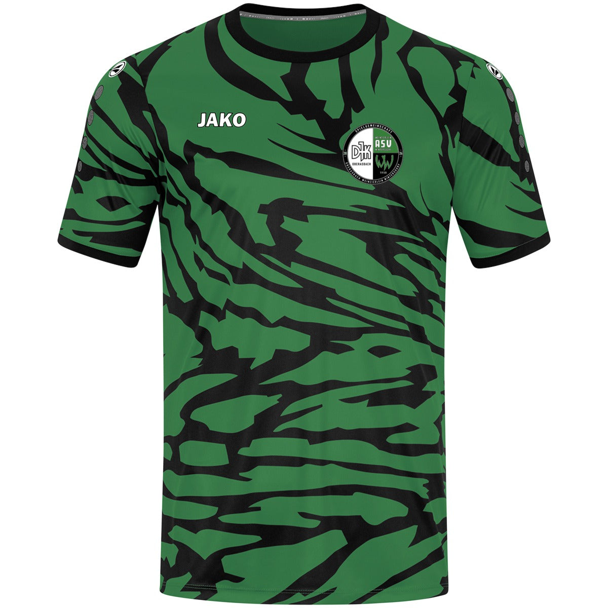 4242-Animal-Unisex – Vereinslogo herzseitig Sportgrün/Schwarz Vorderseite